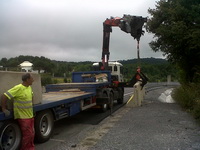 Pinza para enganchar New Jersey en Bilbao